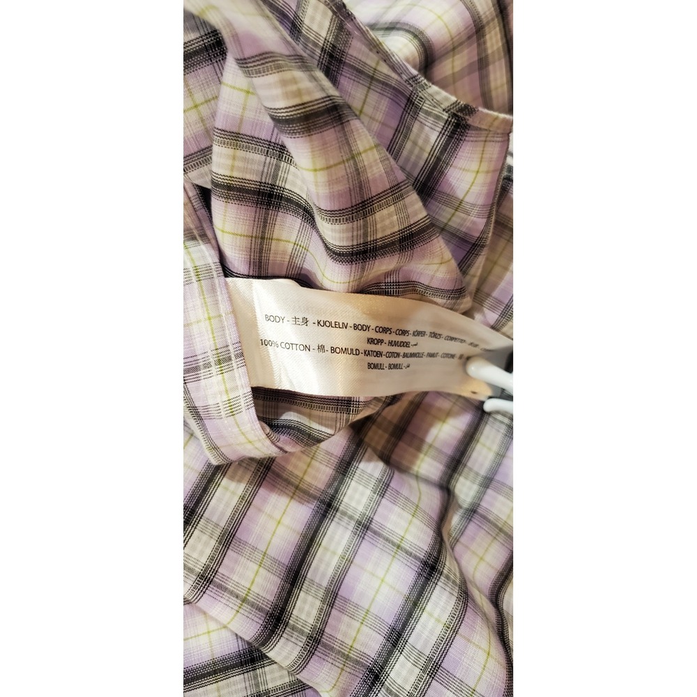 Ariat Men's Long Sleeve Button Down Shirt Size XL, Blue, Wrinkle-Free, Plaid - Picture 10 of 10